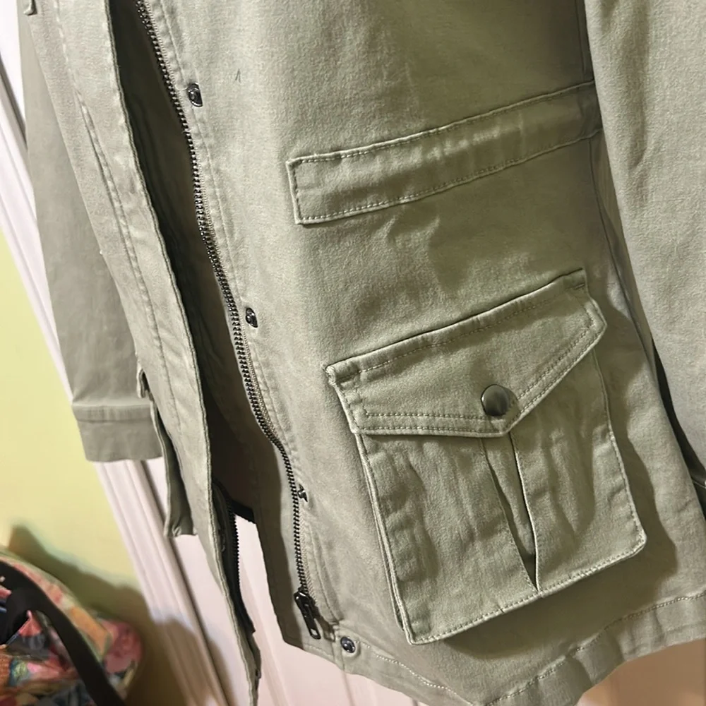 Market & Spruce Women's Olive Utility Jacket